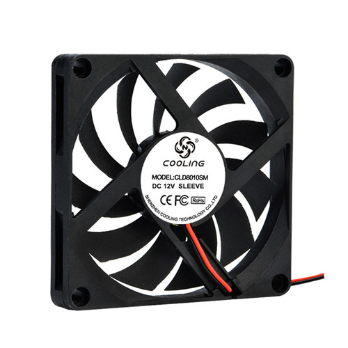 8010 5V 12V 24VDC (80X80X10mm) Cooling Fan