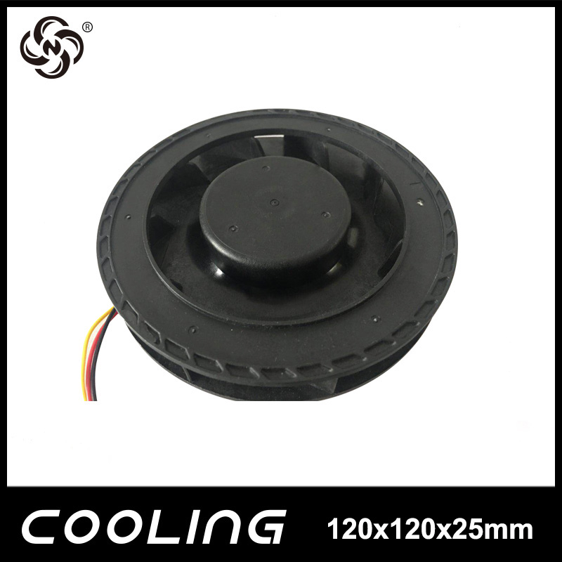 12025 12V 24V 48VDC Centrifugal Fan (φ120X25mm) Cooling Fan