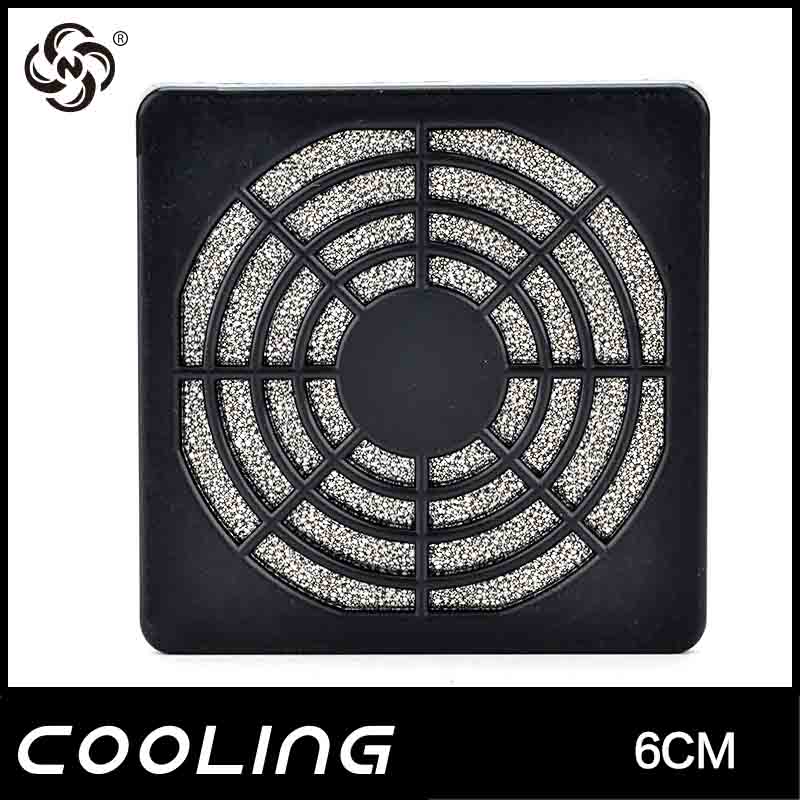 6cm square Fan Plastic Filter Guard | Cooling components