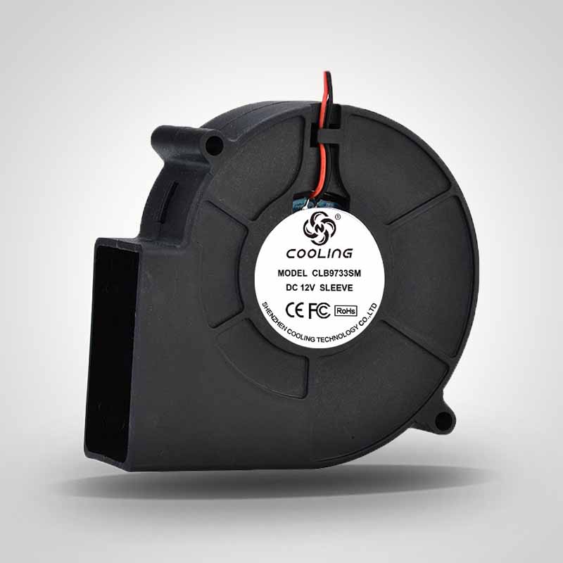 9733 12V 24V 48VDC (97x97x33mm) Brushless Blower | Cooling Fan